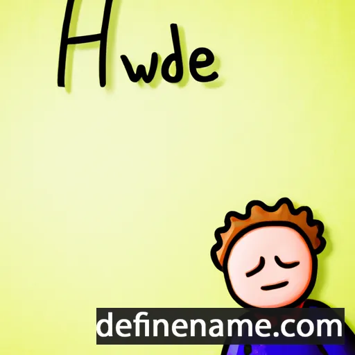 cartoon of the name Hadewig