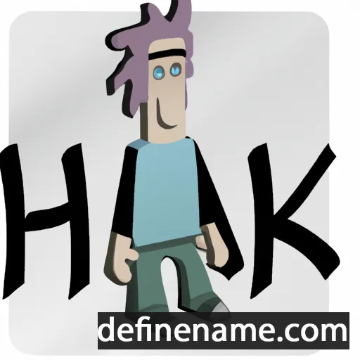 cartoon of the name Haik