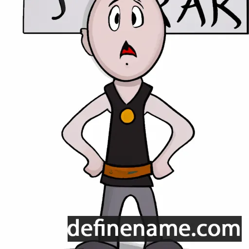 cartoon of the name Ísarr