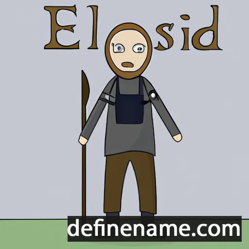 cartoon of the name Íseldur