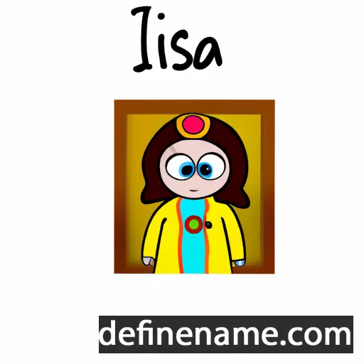 cartoon of the name Îsta