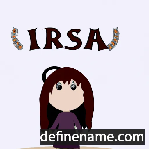 Irisa cartoon