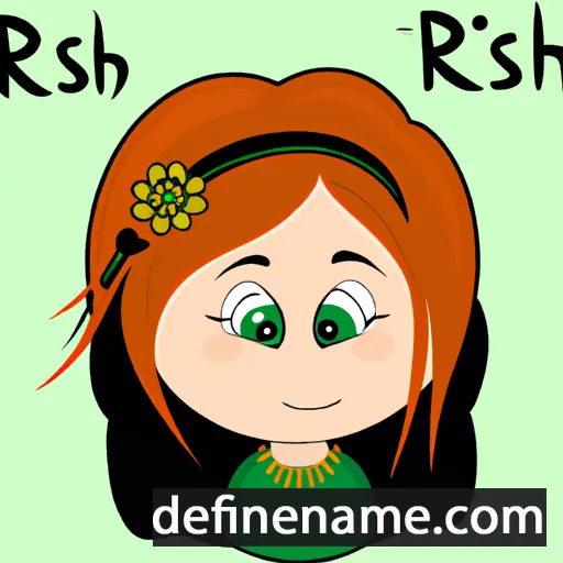 cartoon of the name Irisha