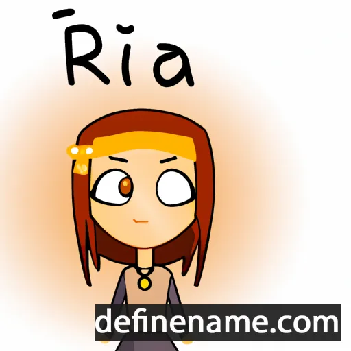 cartoon of the name Irita