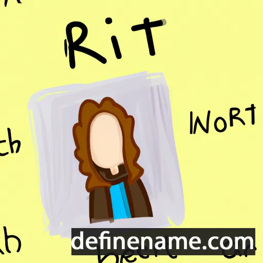 cartoon of the name Irith