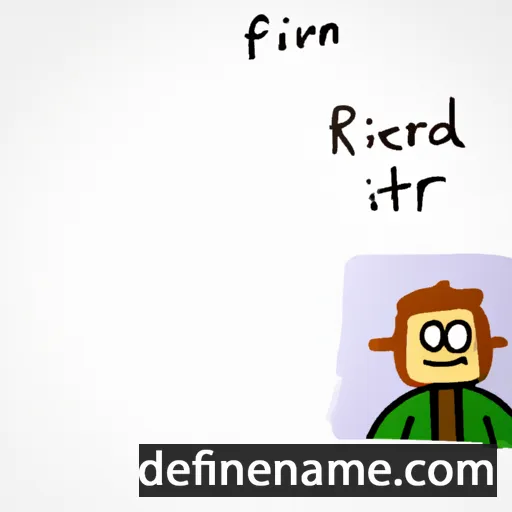 cartoon of the name Irmfrid