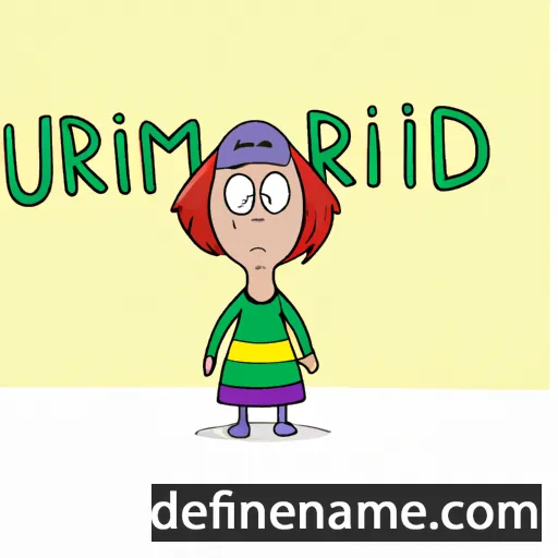 cartoon of the name Irmintrud