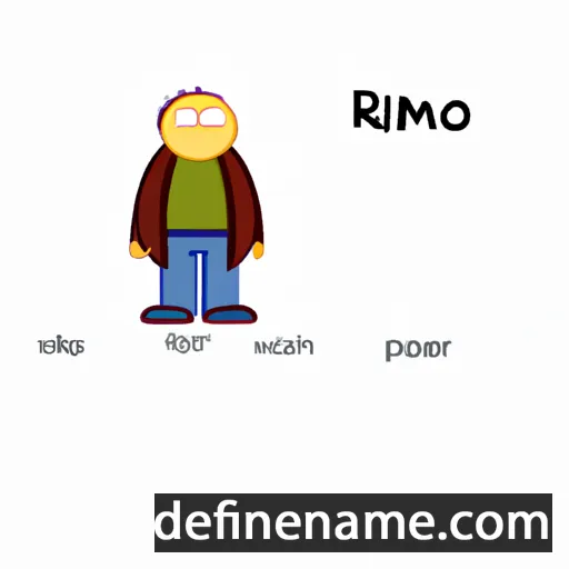 cartoon of the name Irmo