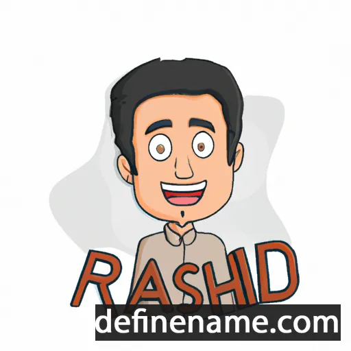 cartoon of the name Irshad