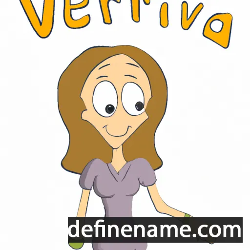 cartoon of the name Irvetta