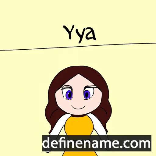 cartoon of the name Iryda