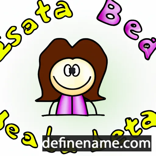 cartoon of the name Isabetta