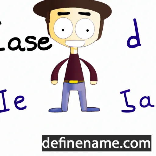 cartoon of the name Isaïe