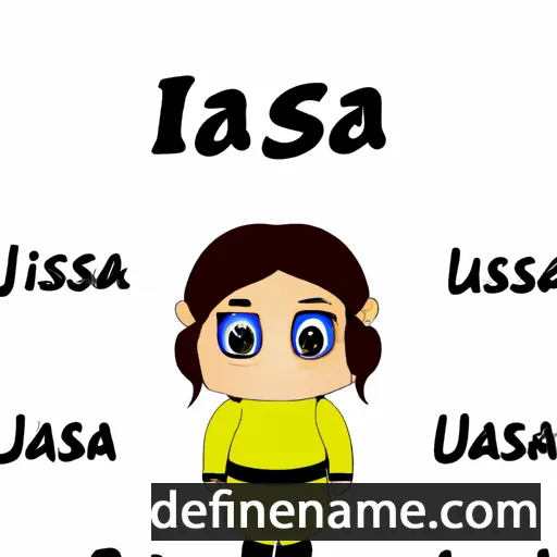 cartoon of the name Isaja