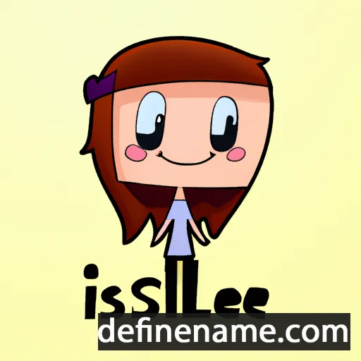 cartoon of the name Isalie