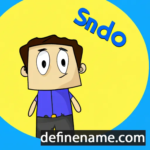 cartoon of the name Isandro