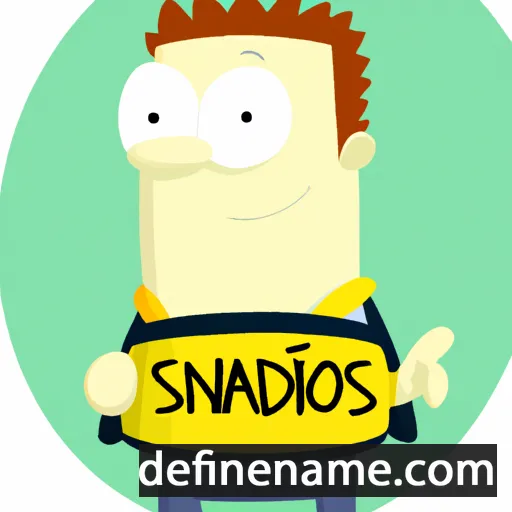 cartoon of the name Isandros