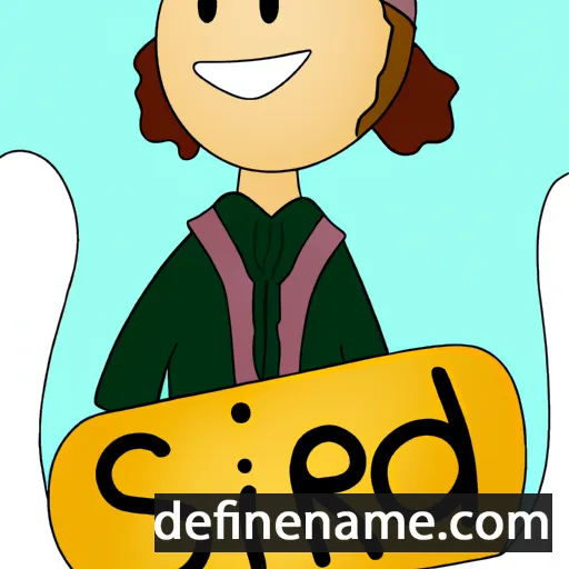 cartoon of the name Isanfrid