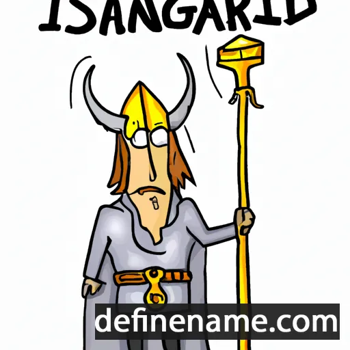 cartoon of the name Isangard