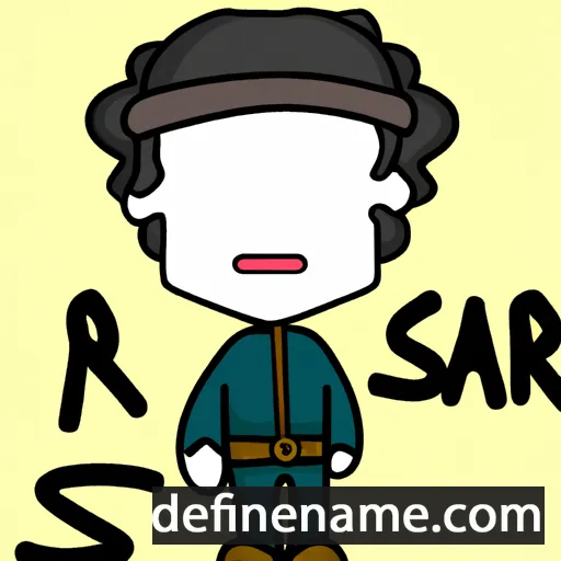 cartoon of the name Isarn