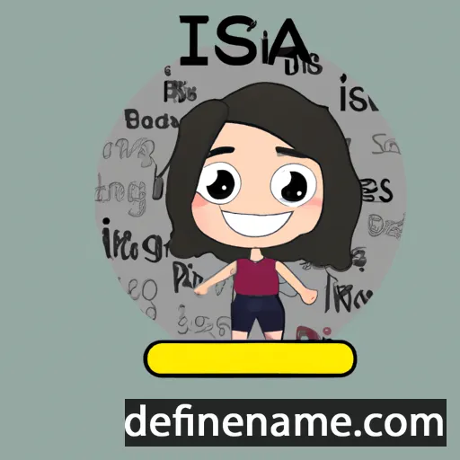 cartoon of the name Isas