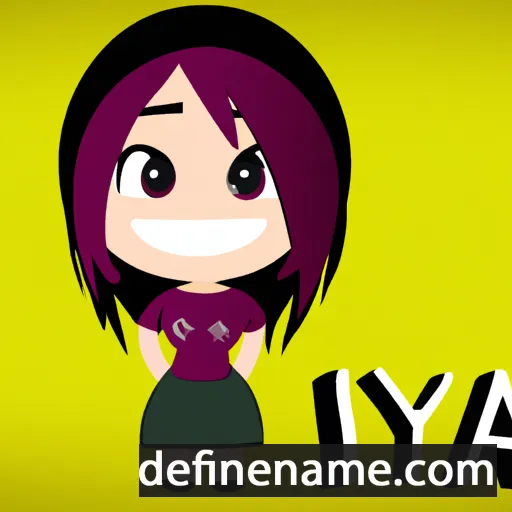 cartoon of the name Isaya