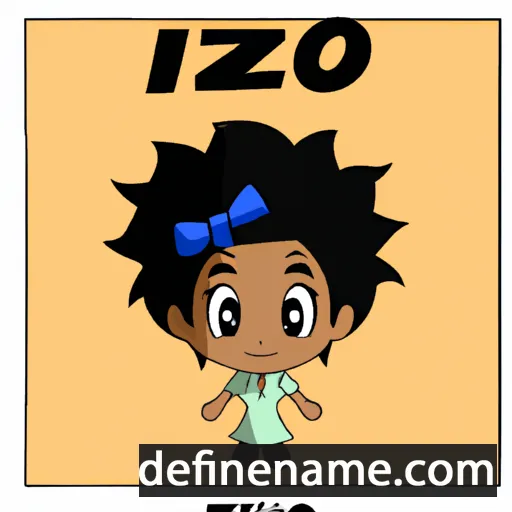 cartoon of the name Isazo