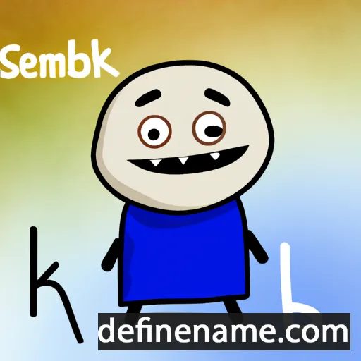 cartoon of the name Isetemkheb