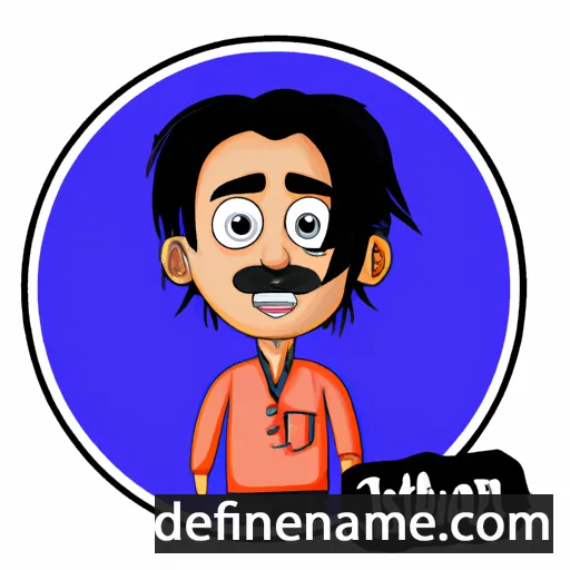 cartoon of the name Ishant