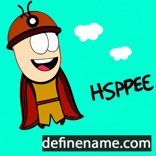 cartoon of the name Ishpree