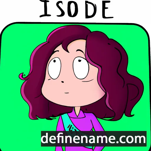 Isidorine cartoon