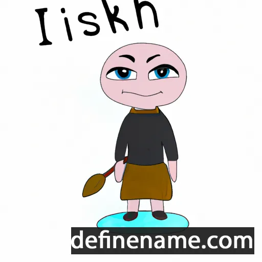 cartoon of the name Isikhi