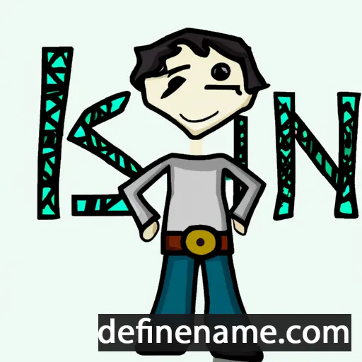 cartoon of the name Isin