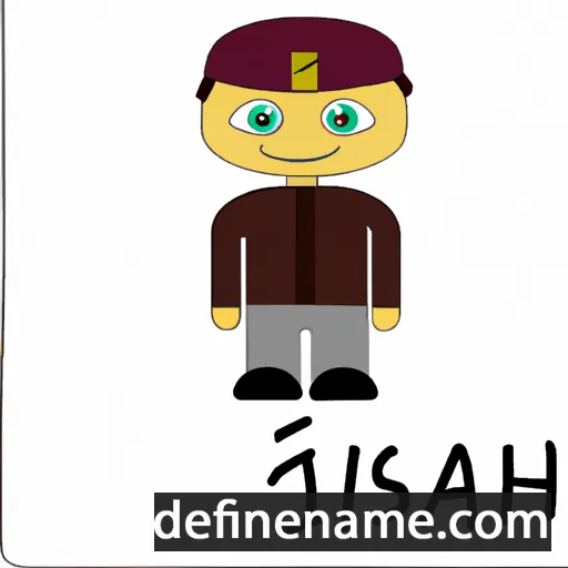 cartoon of the name Iskah