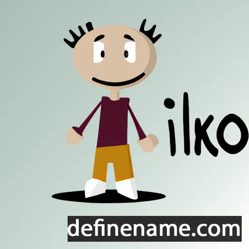 cartoon of the name Isko