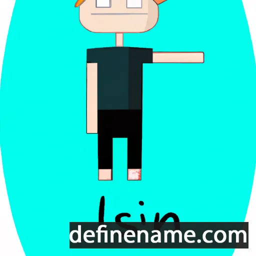 cartoon of the name Islen