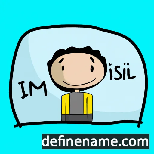 cartoon of the name Ismaïl