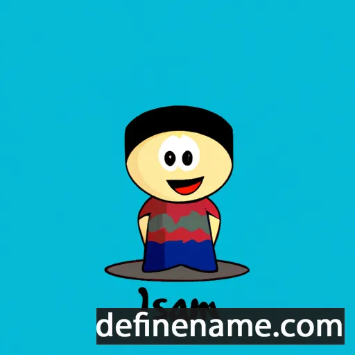 cartoon of the name Isman