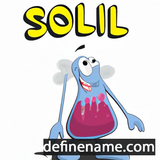 cartoon of the name Ismoil