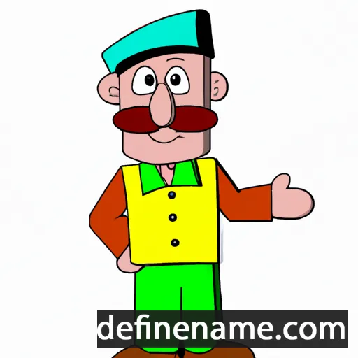 cartoon of the name Isnard