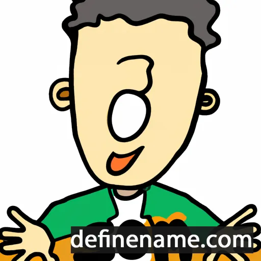 cartoon of the name Isom