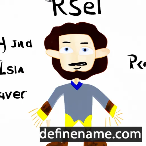 cartoon of the name Israyel