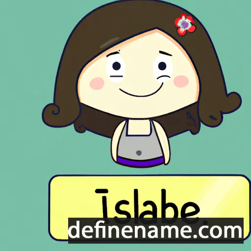 Issabel cartoon