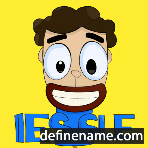 cartoon of the name Issell