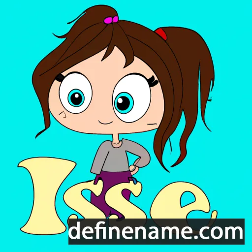 cartoon of the name Issie