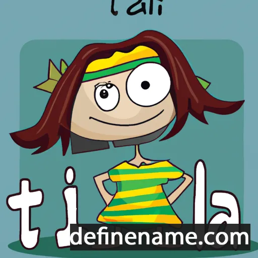 cartoon of the name Ital