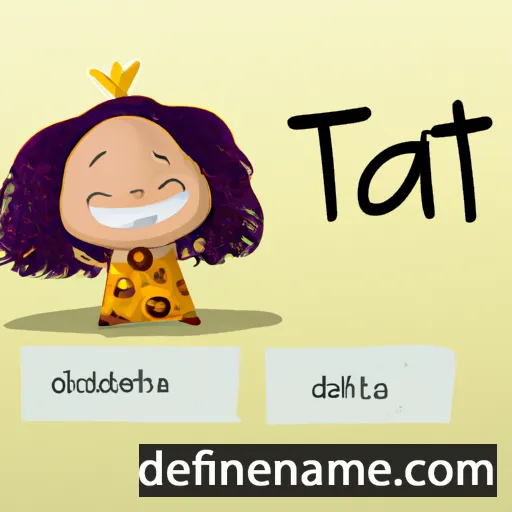 cartoon of the name Itatí