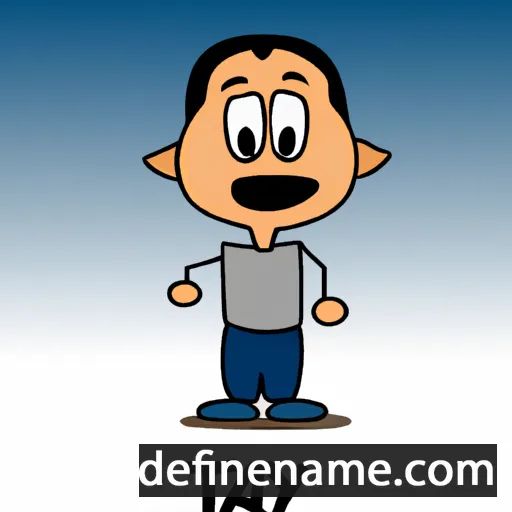 cartoon of the name Itay