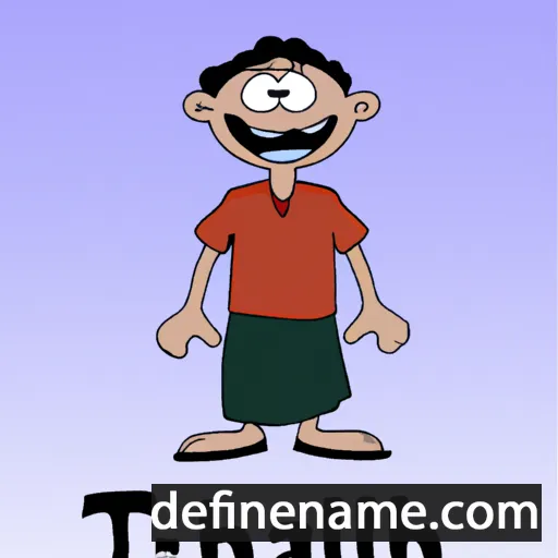 cartoon of the name Ithal