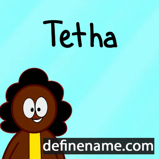 cartoon of the name Ithela